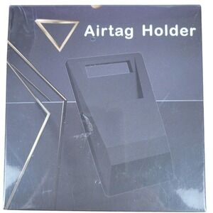 Airtag Holder‎ Cover Case Key Finder Tracker Protector Black New